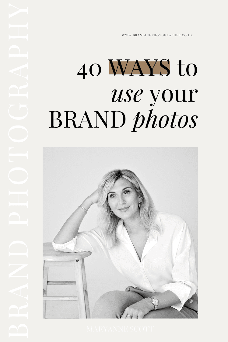 40 ways to use your brand photos