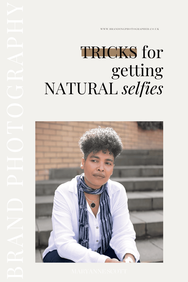 Tricks for getting natural selfies