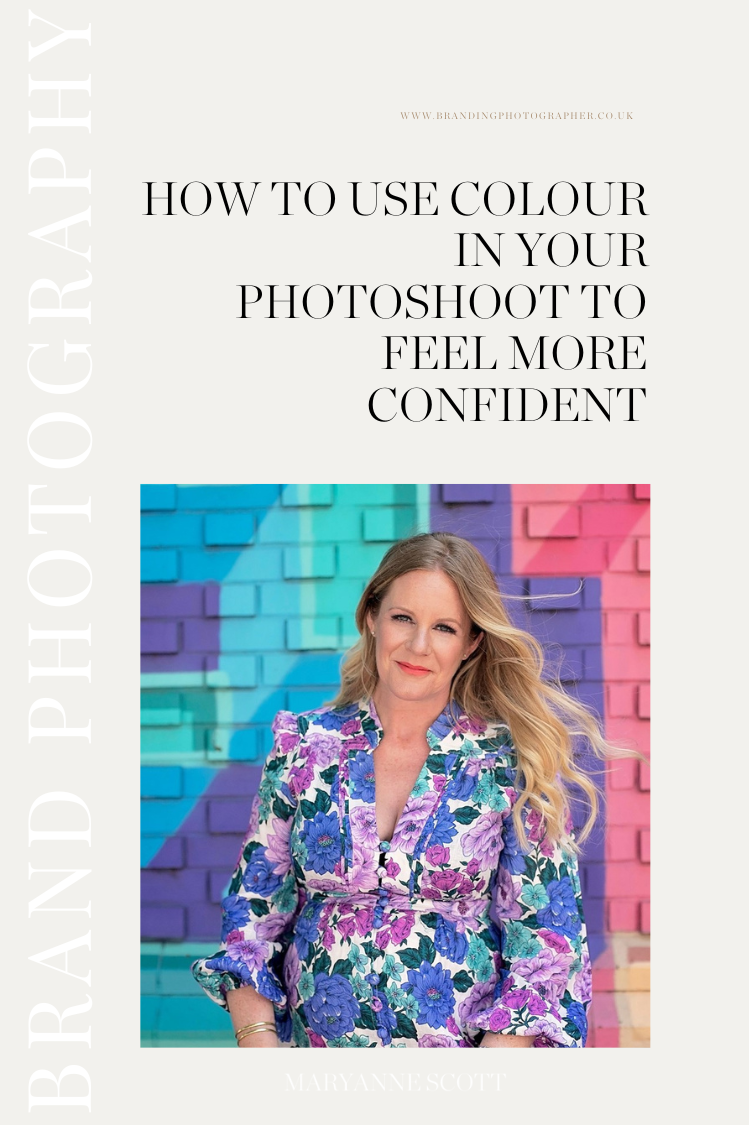 How to use colour in your photoshoot to feel more confident