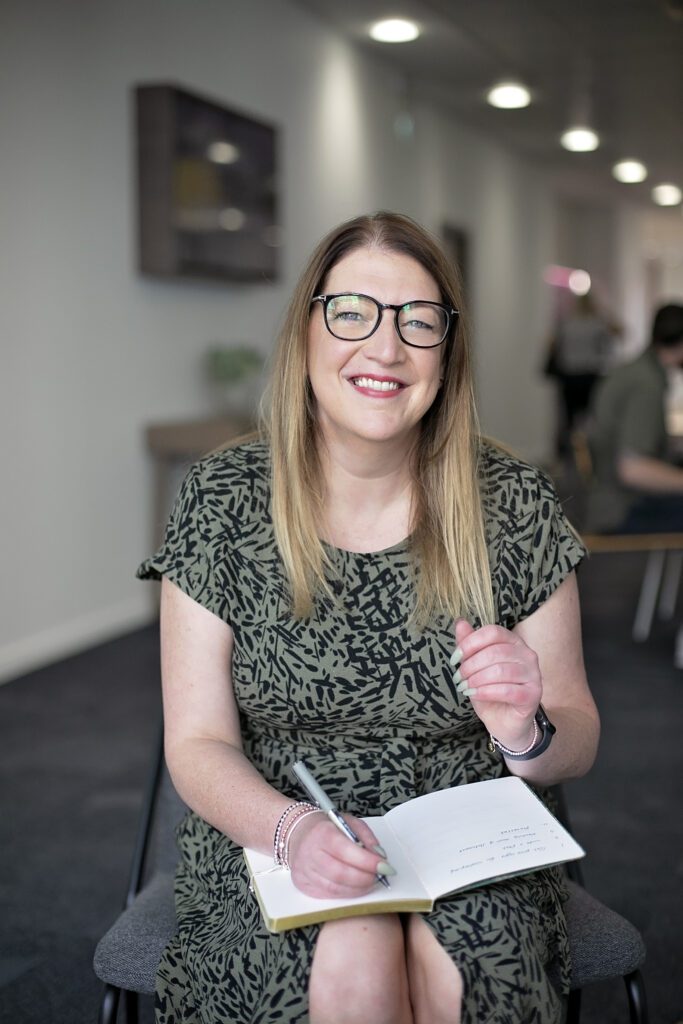 Branding Photo of female entrepreneur in Leeds