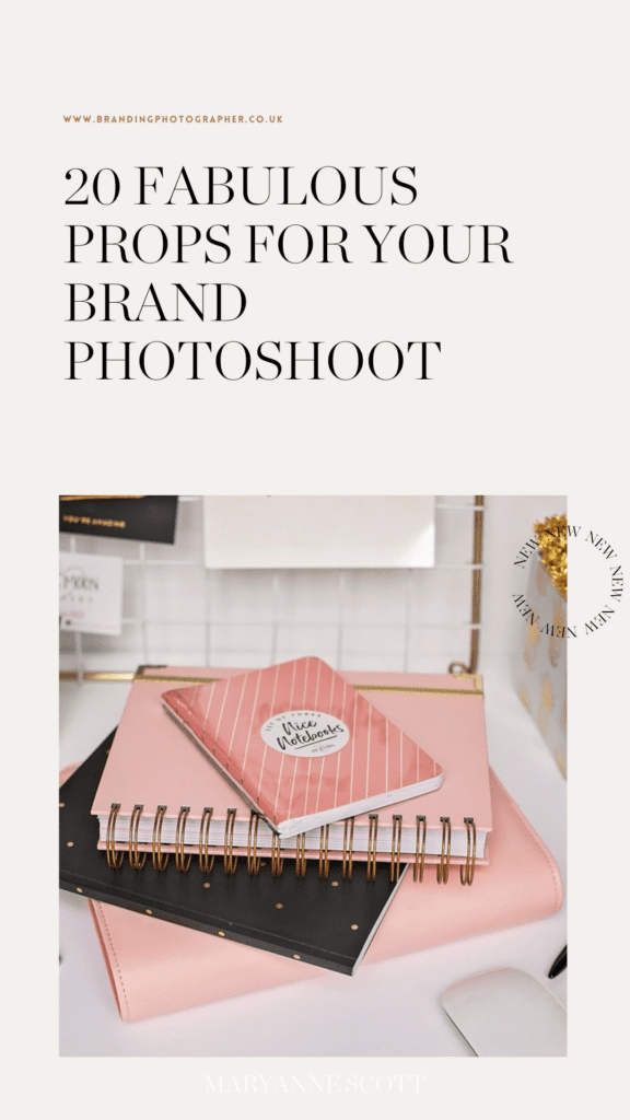 20 Fabulous props for your brand photoshoot book cover