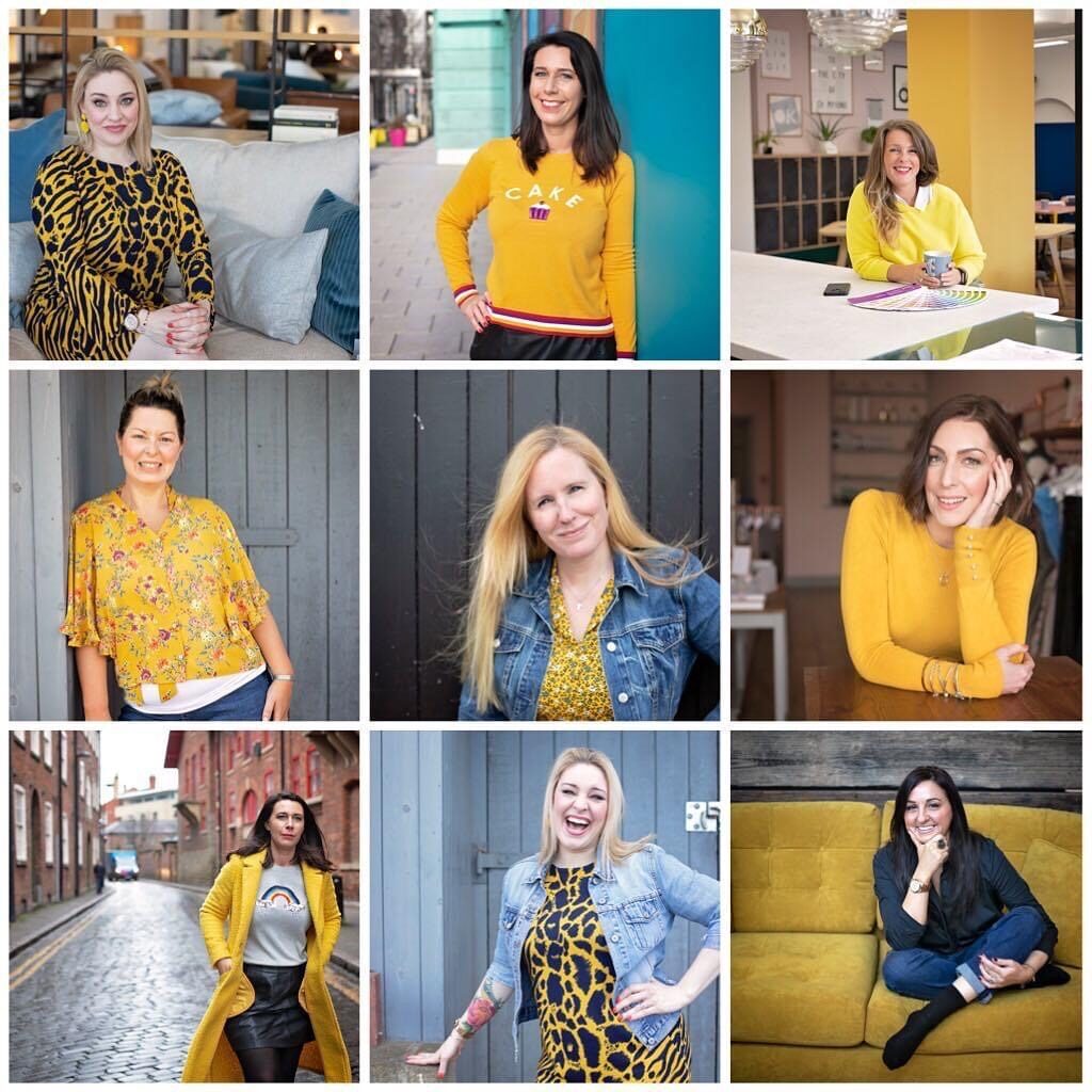 Personal Branding photos in yellow