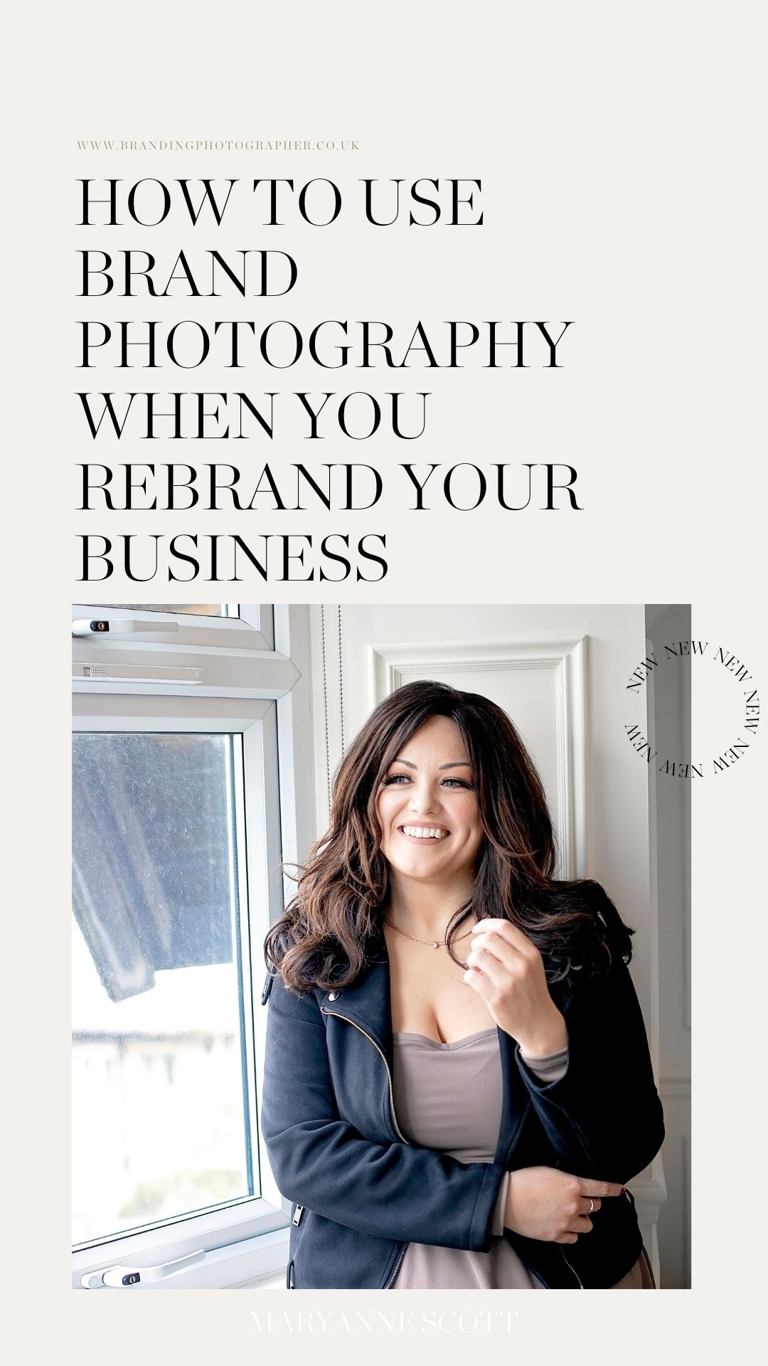 How to use Brand photography when you rebrand your business