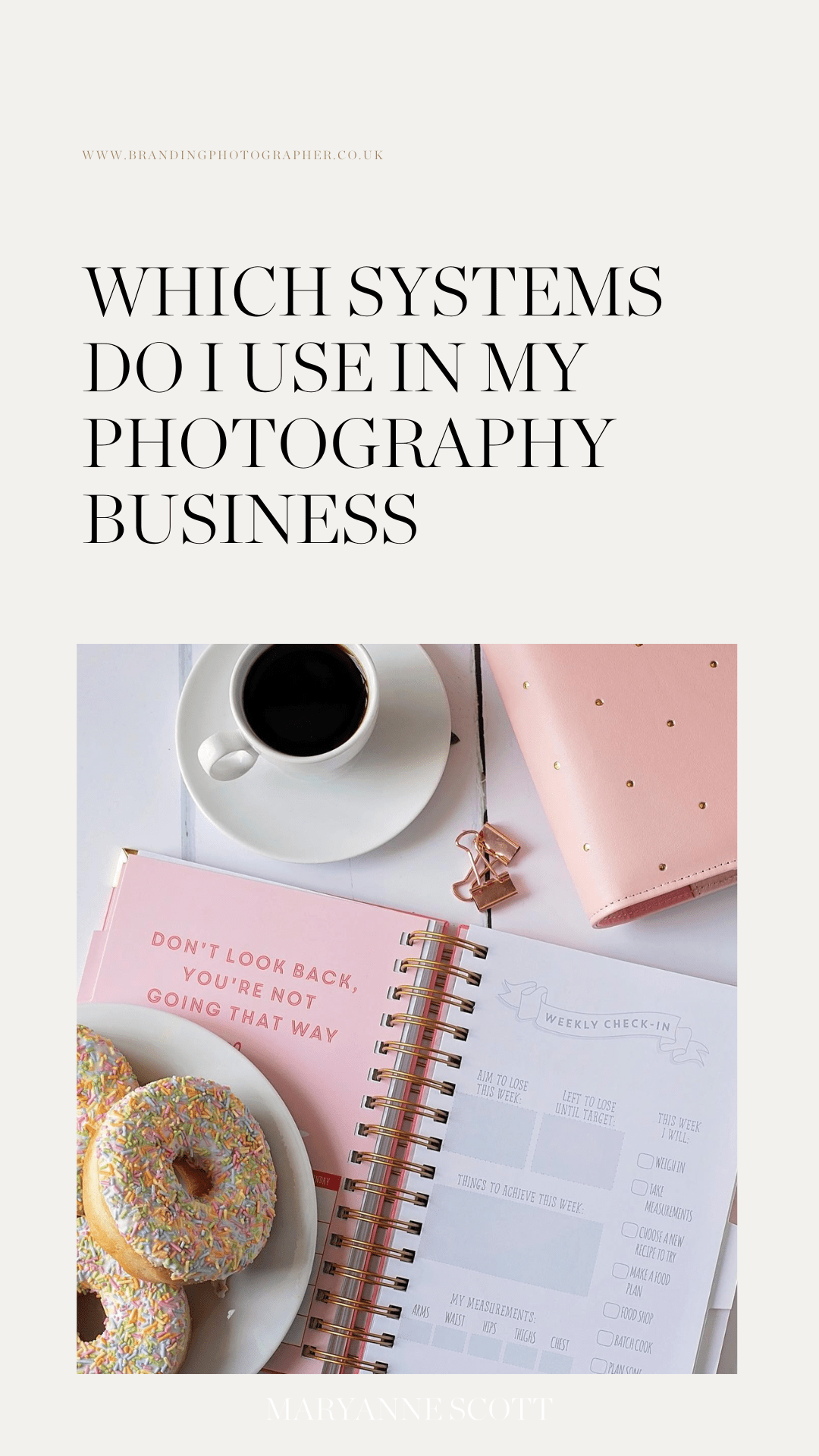 Which systems I use in my photography business?