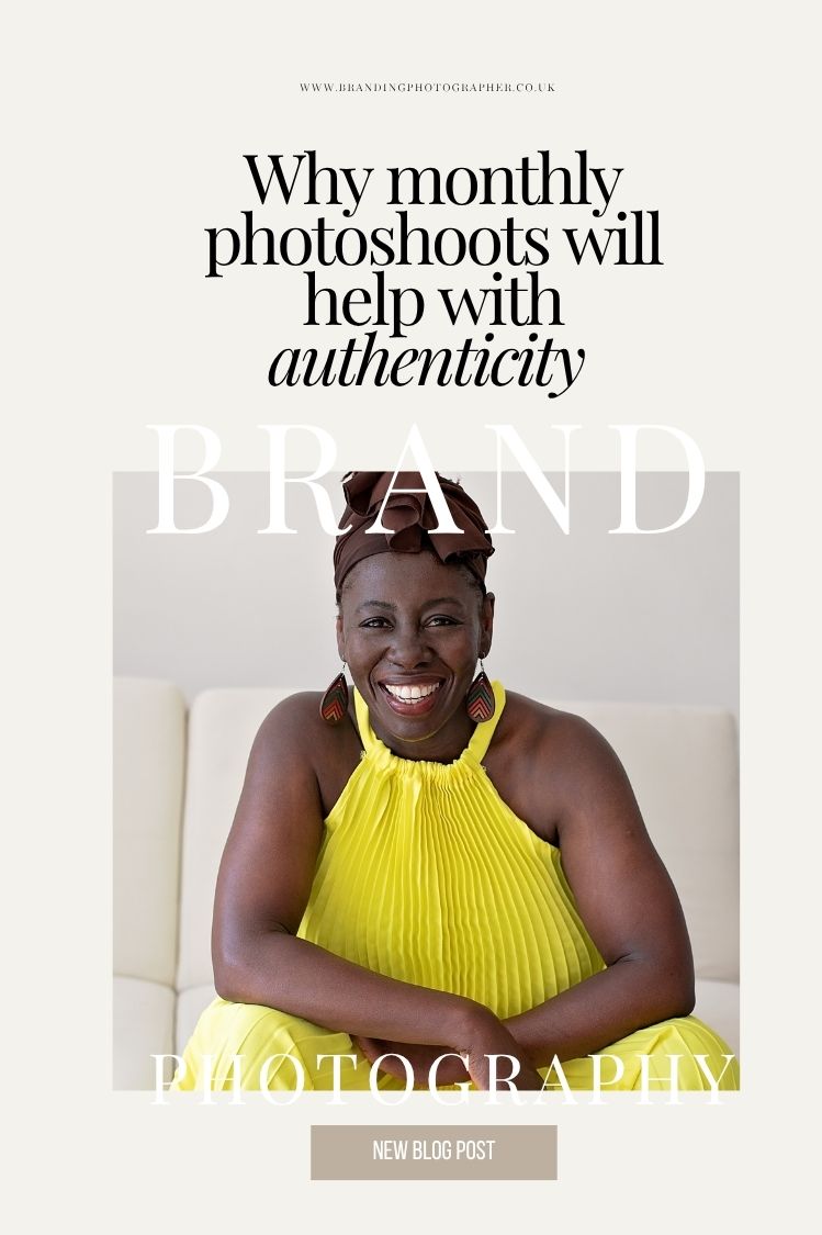 Why monthly photoshoots will help with authenticity