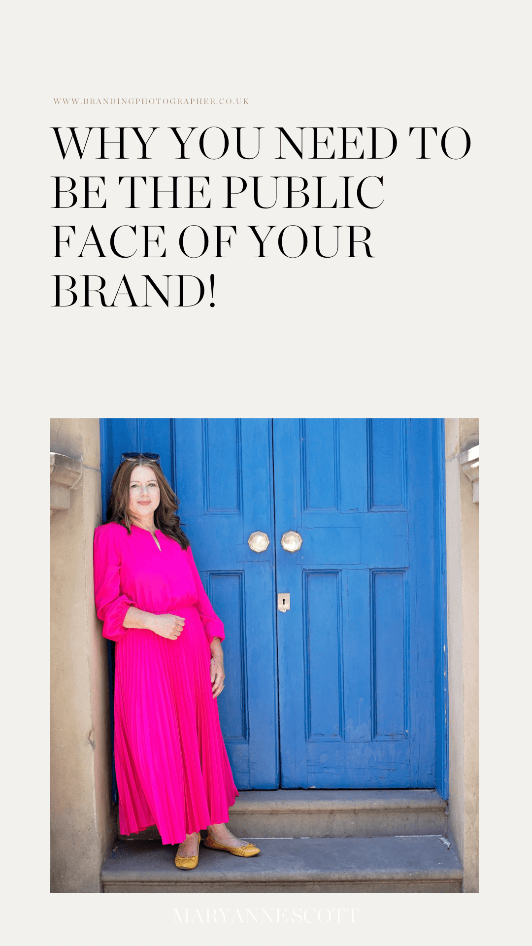 Why you need to be the public face of your brand!