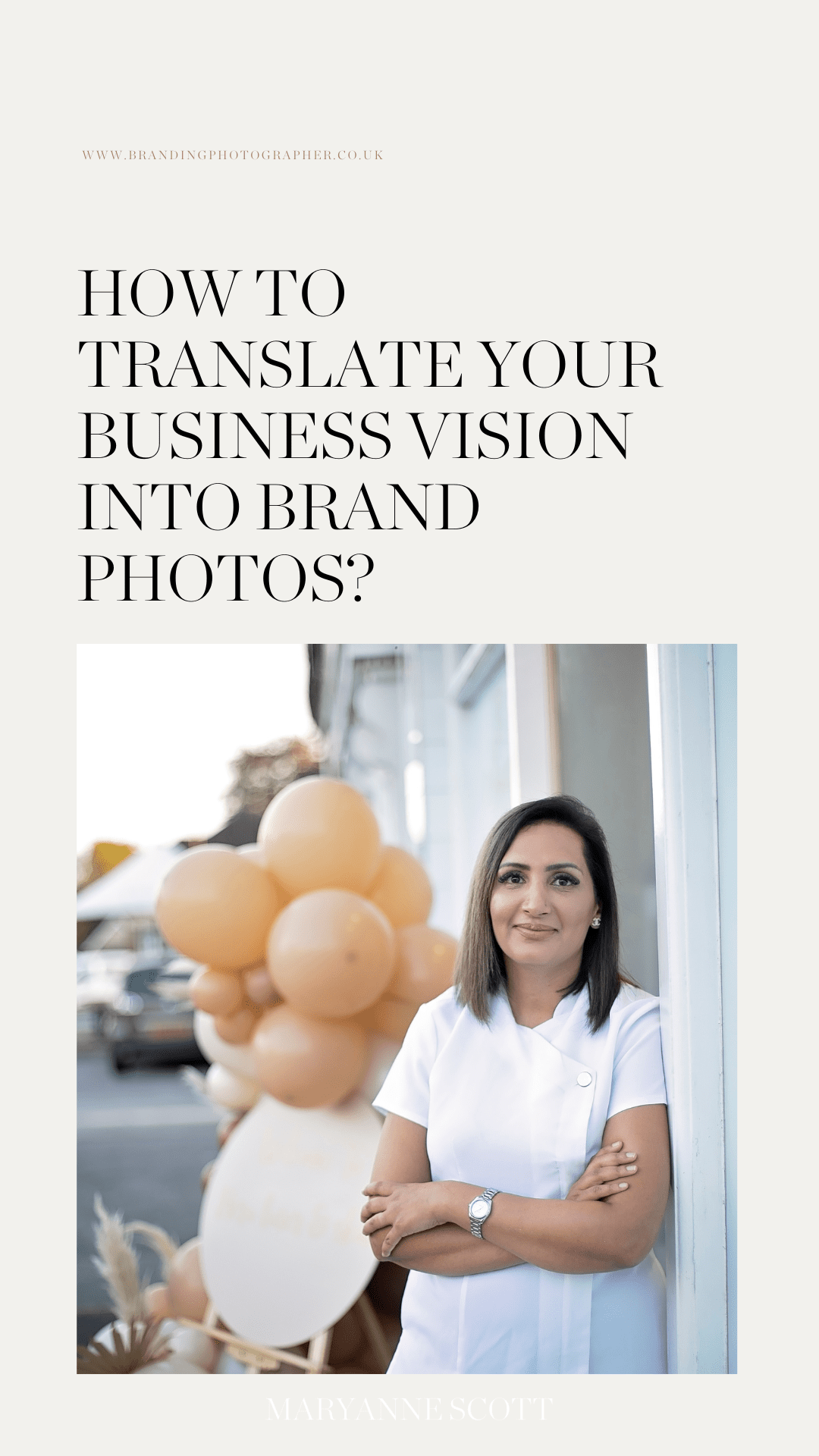 How to translate your business vision into branding photos