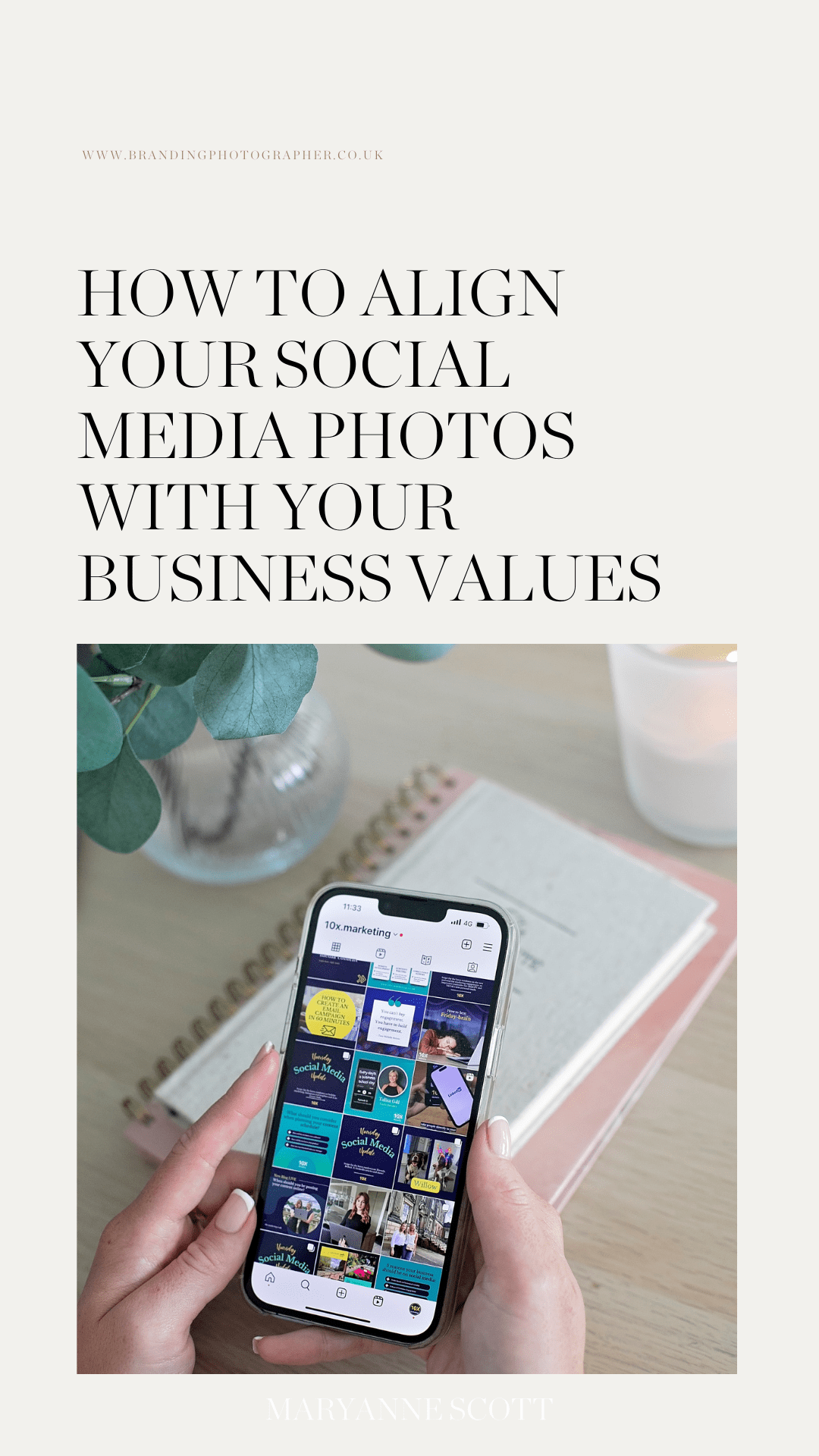 How to align your social media photos with your business values