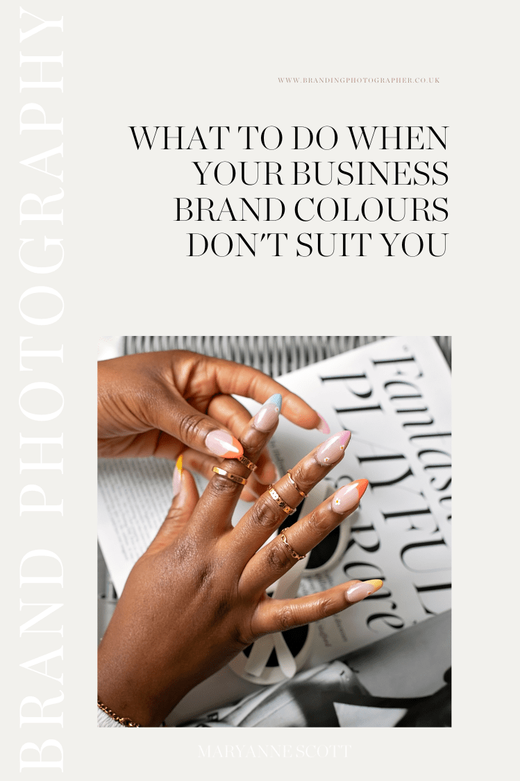 What to do when your brand colours don’t suit you