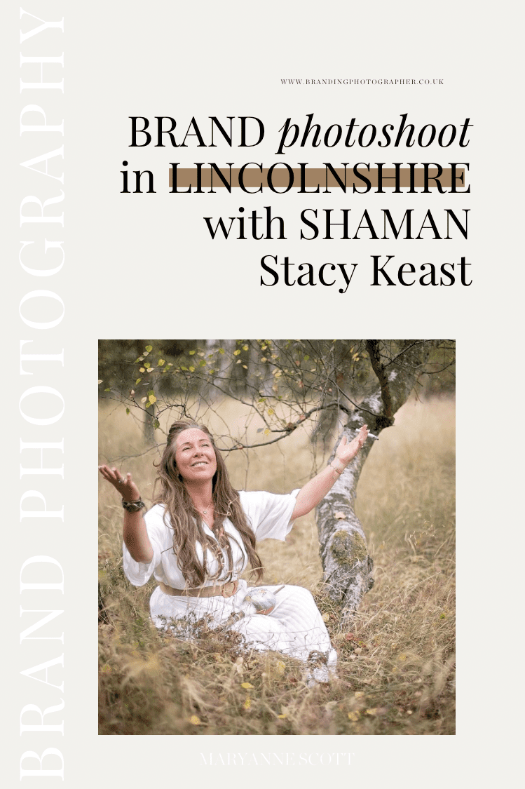Brand photoshoot in Lincolnshire with Shaman Stacy Keast