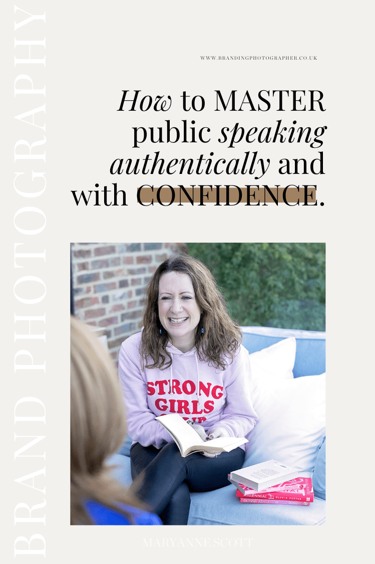 How to master public speaking authentically and with confidence.