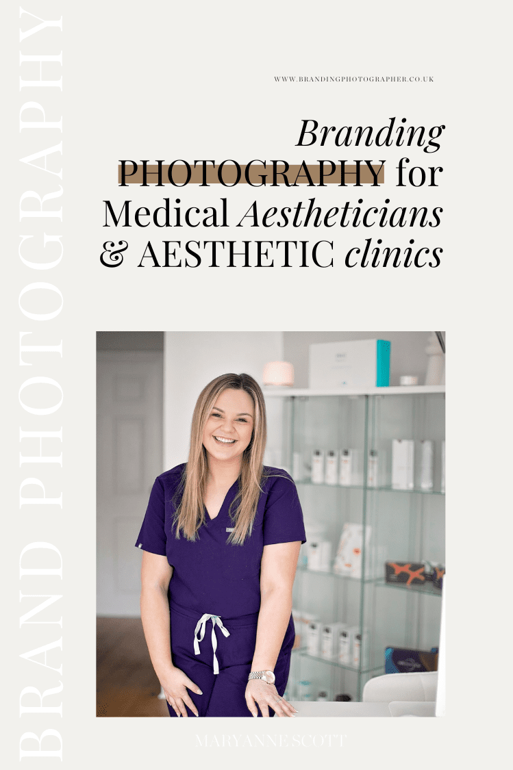 Branding photography for Medical Aestheticians