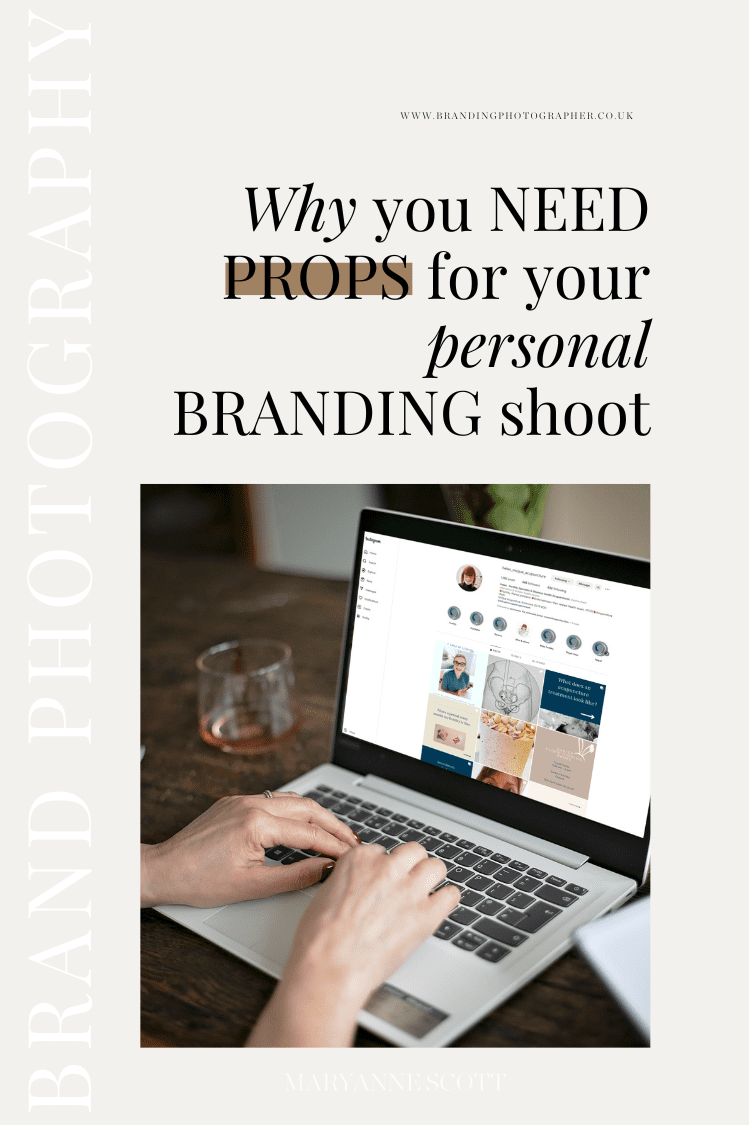 Why you need props for your personal branding shoot
