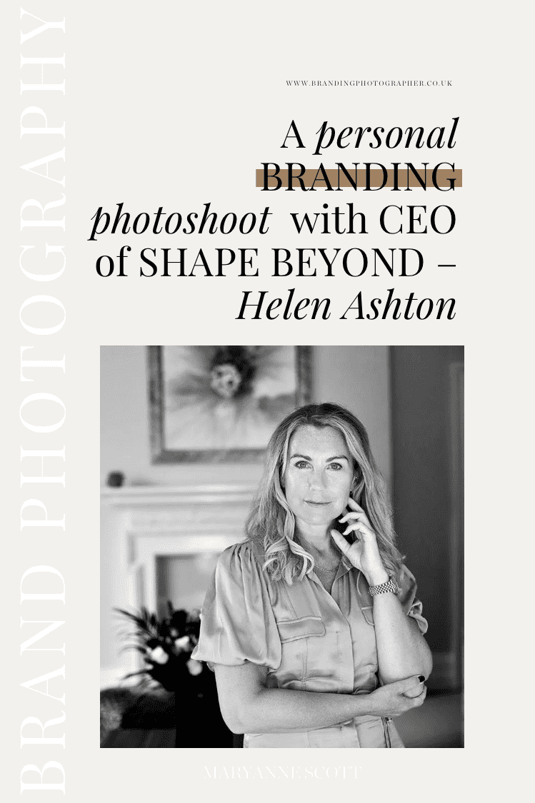 Personal Branding photoshoot with CEO of Shape Beyond – Helen Ashton