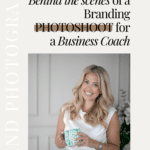 Behind the scenes of a Branding Photoshoot for a Business Coach