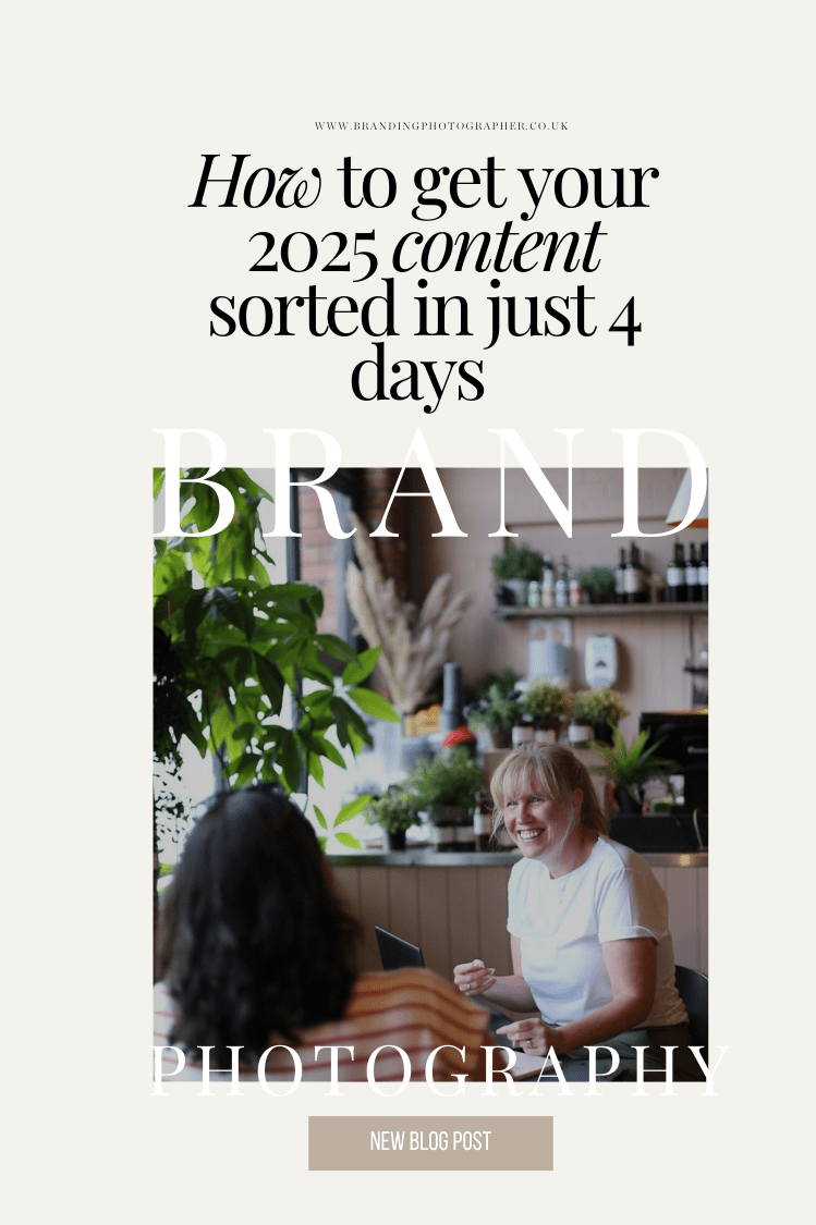 How to get your 2025 content sorted in just 4 days