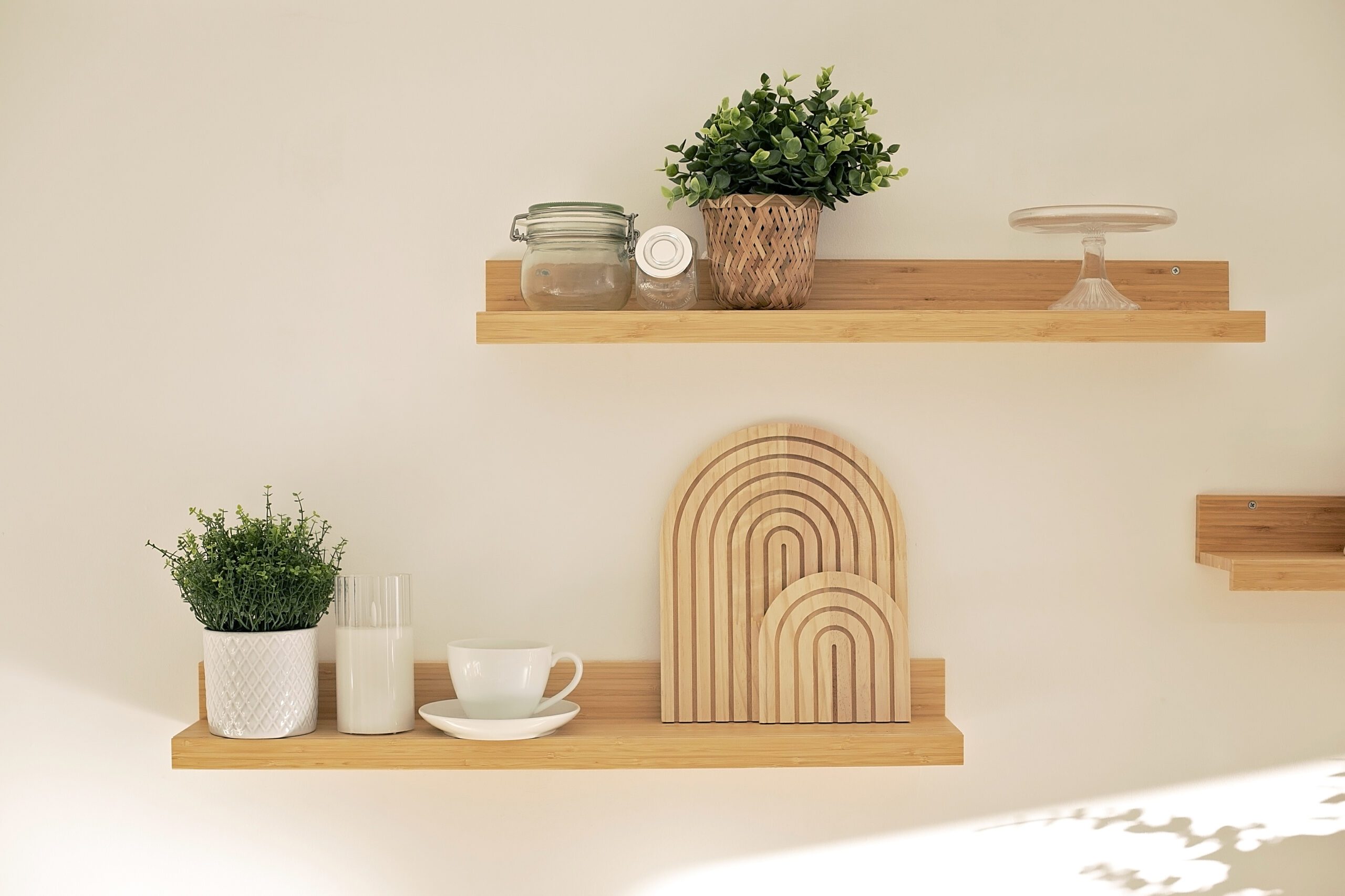 Kitchen shelves in Brand photo studio