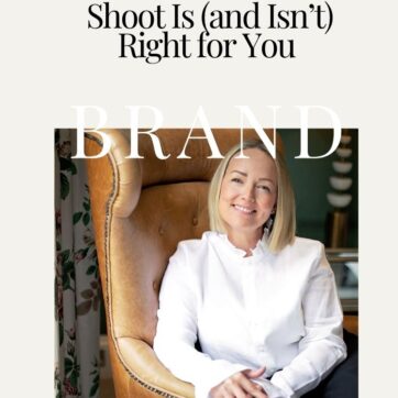 When a Mini Brand Shoot Is (and Isn’t) Right for You