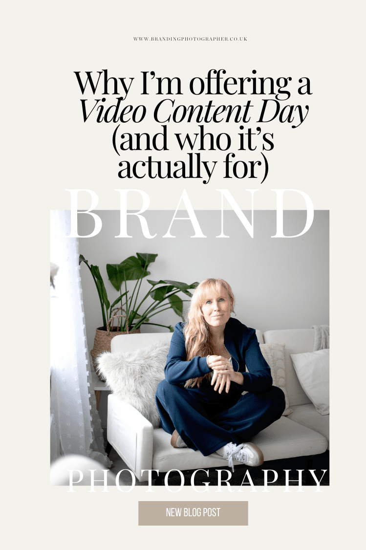 Why I’m offering a Video Content Day (and who it’s actually for)