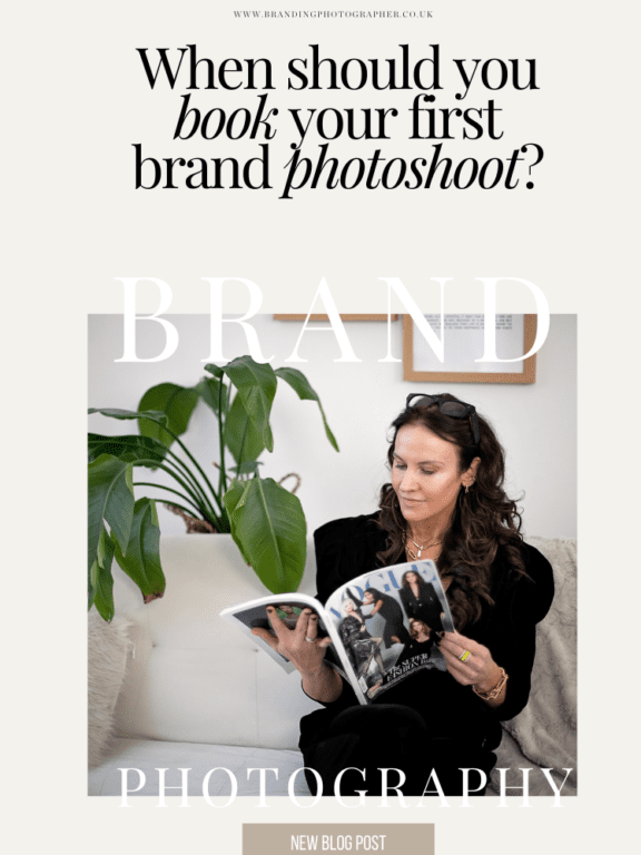 When should you book your first brand photoshoot