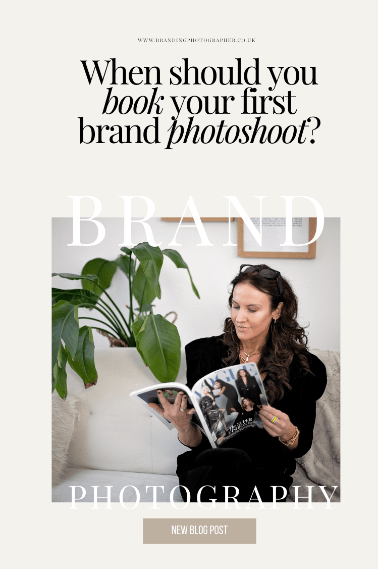 When should you book your first brand photoshoot