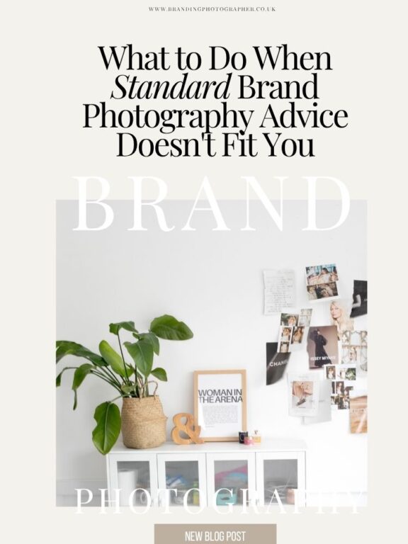 What to Do When Standard Brand Photography Advice Doesn’t Fit You